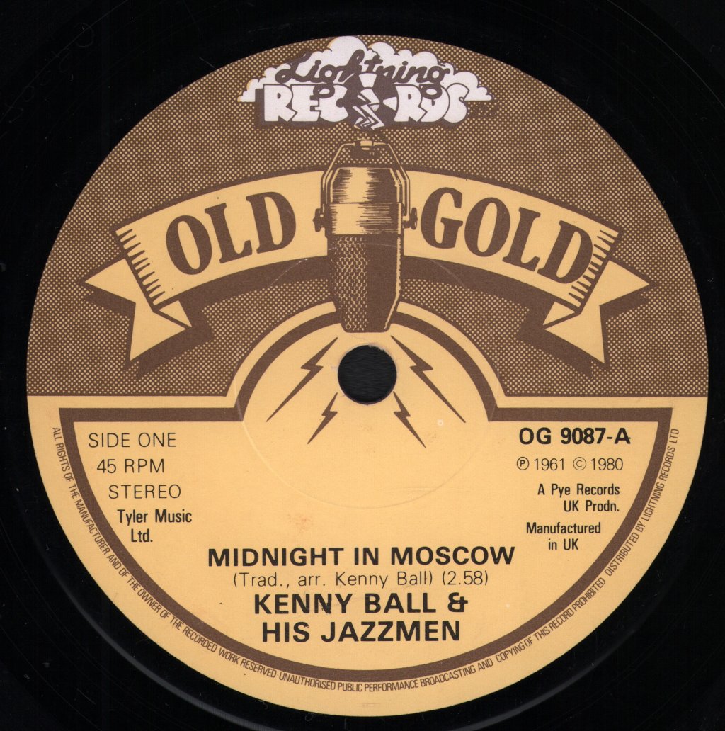 Kenny Ball And His Jazz Men / Sounds Orchestral - Midnight In Moscow / Cast Your Fate To The Wind - 7 Inch