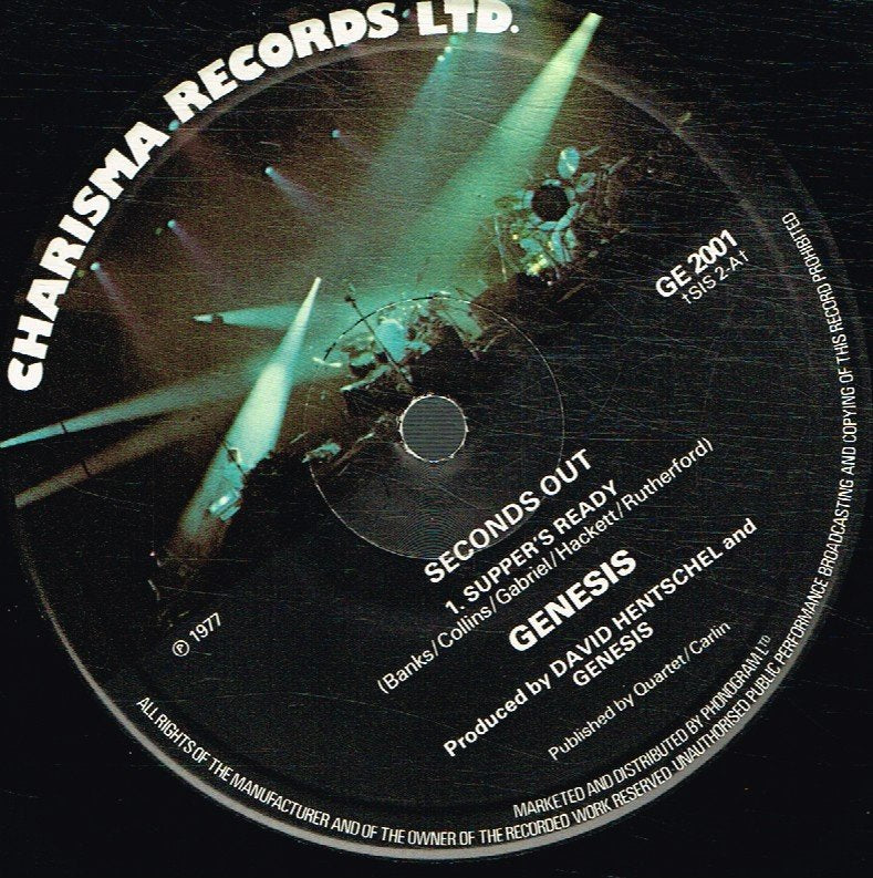 Genesis - Seconds Out - Double Lp