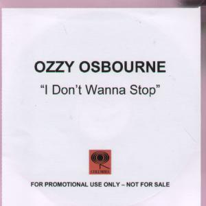 Ozzy Osbourne - I Don't Wanna Stop - Cdr
