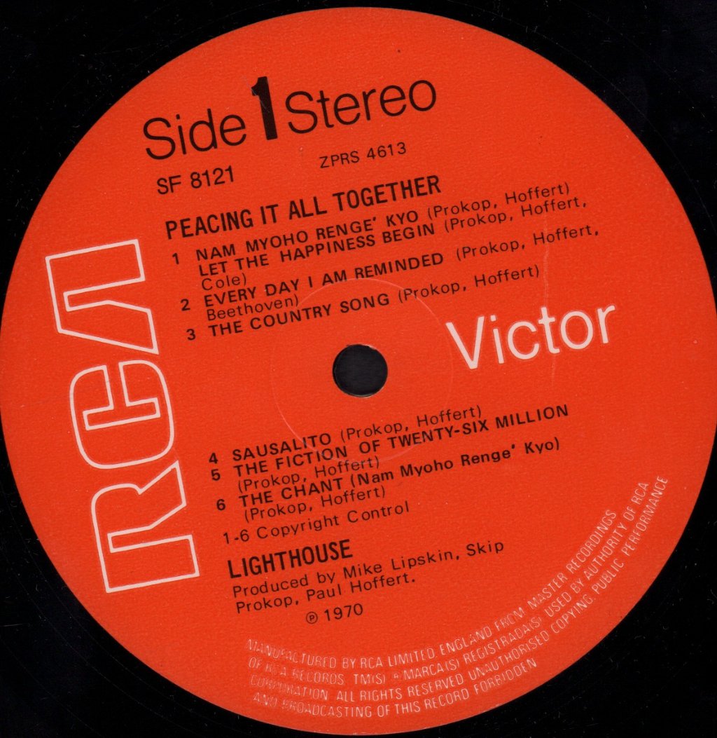 Lighthouse - Peacing It All Together - Lp