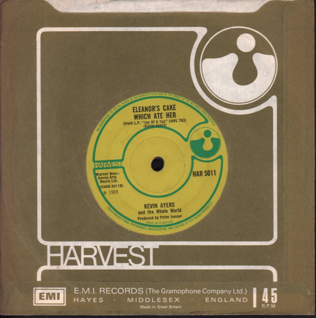 Kevin Ayers And The Whole World - Singing A Song In The Morning - 7 Inch