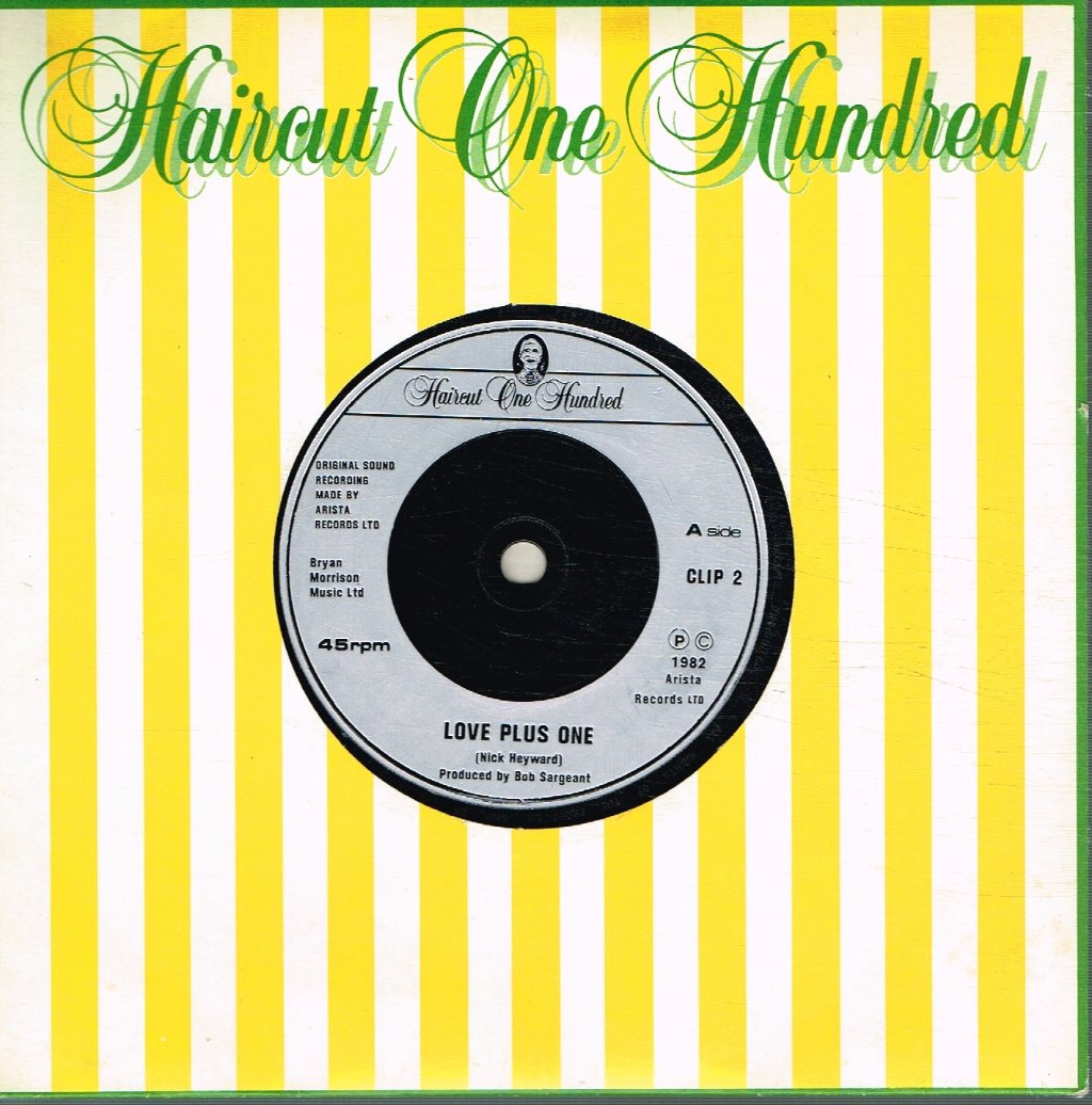 Haircut 100 - Love Plus One - 7 Inch