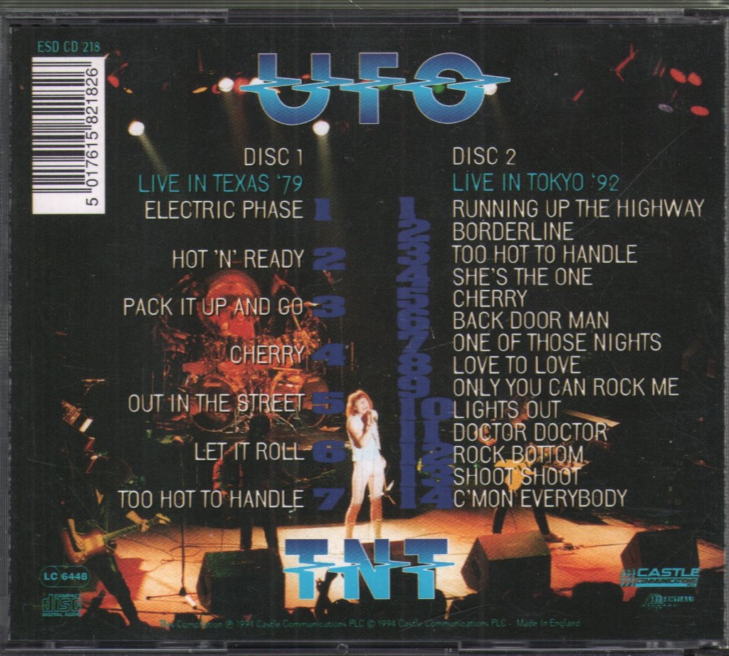 UFO - TNT - Double Cd