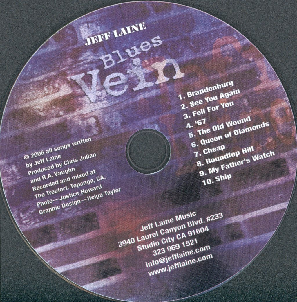 Jeff Laine - Blues Vein - Cd