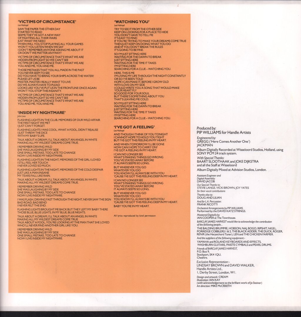 Barclay James Harvest - Victims Of Circumstance - Lp