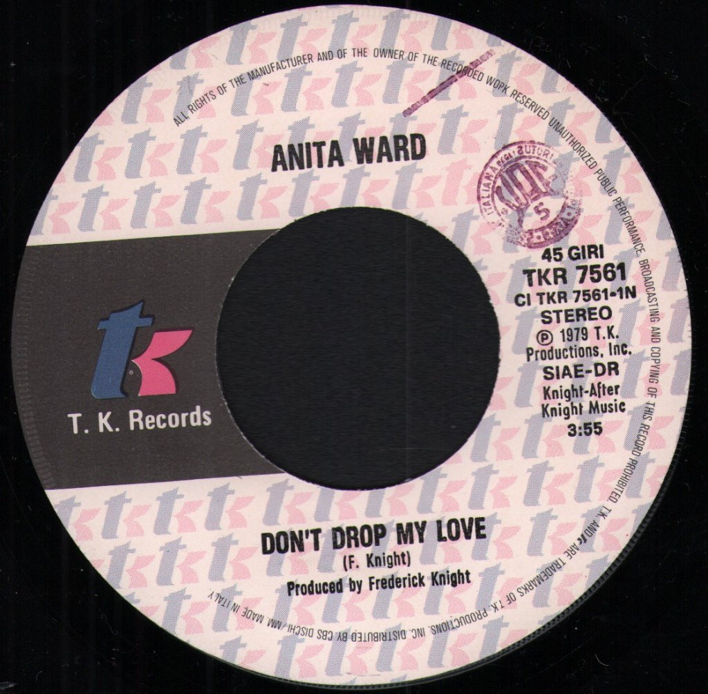 Anita Ward - Don't Drop My Love - 7 Inch