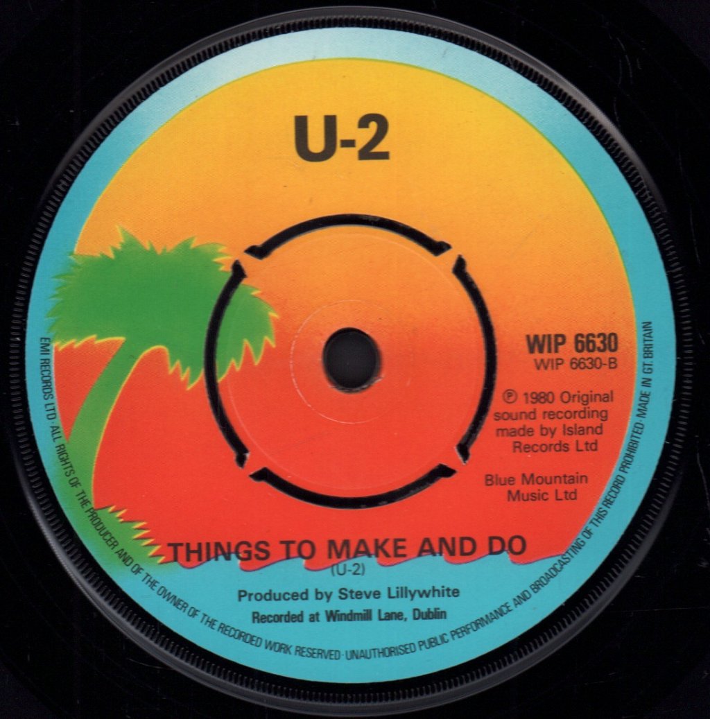 U2 - A Day Without Me - 7 Inch
