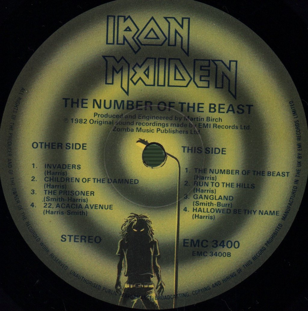 Iron Maiden - Number Of The Beast - Lp