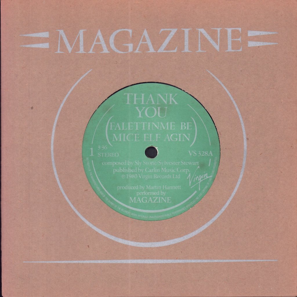Magazine - Thank You - 7 Inch