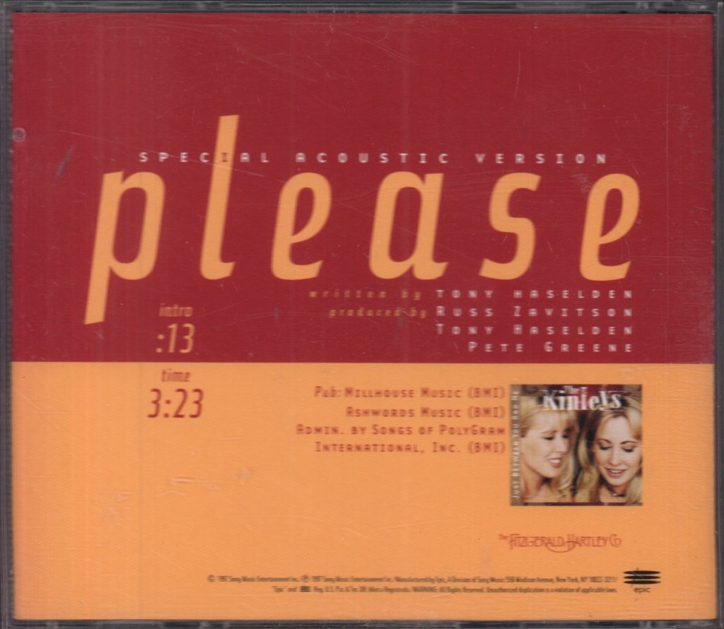 Kinleys - Please - Cd