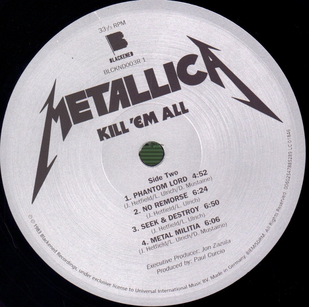 Metallica - Kill Em All - Lp