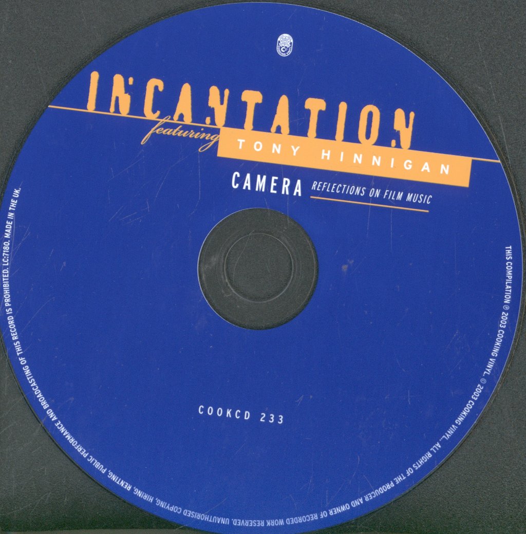 Incantation Featuring Tony Hinnigan - Camera Reflections On Film Music - Cd