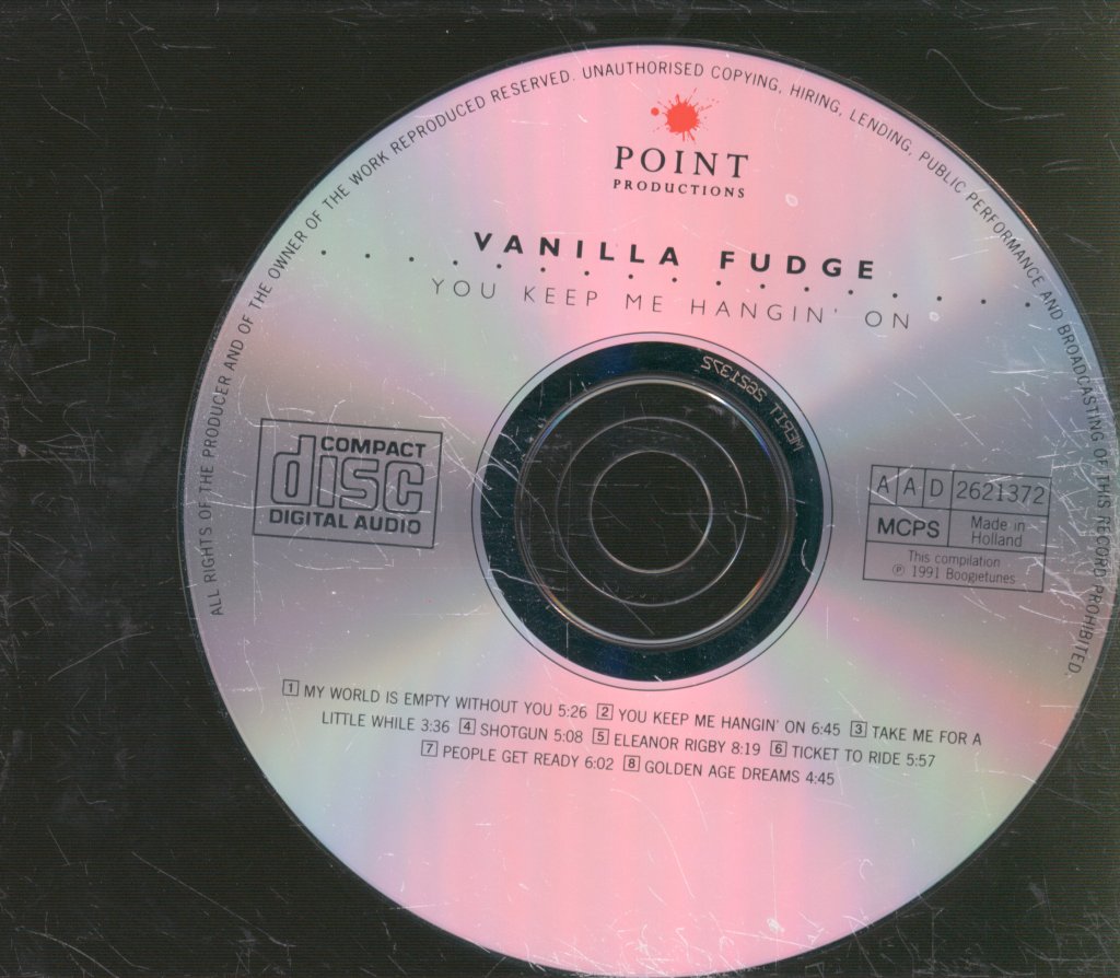Vanilla Fudge - You Keep Me Hangin' On - Cd
