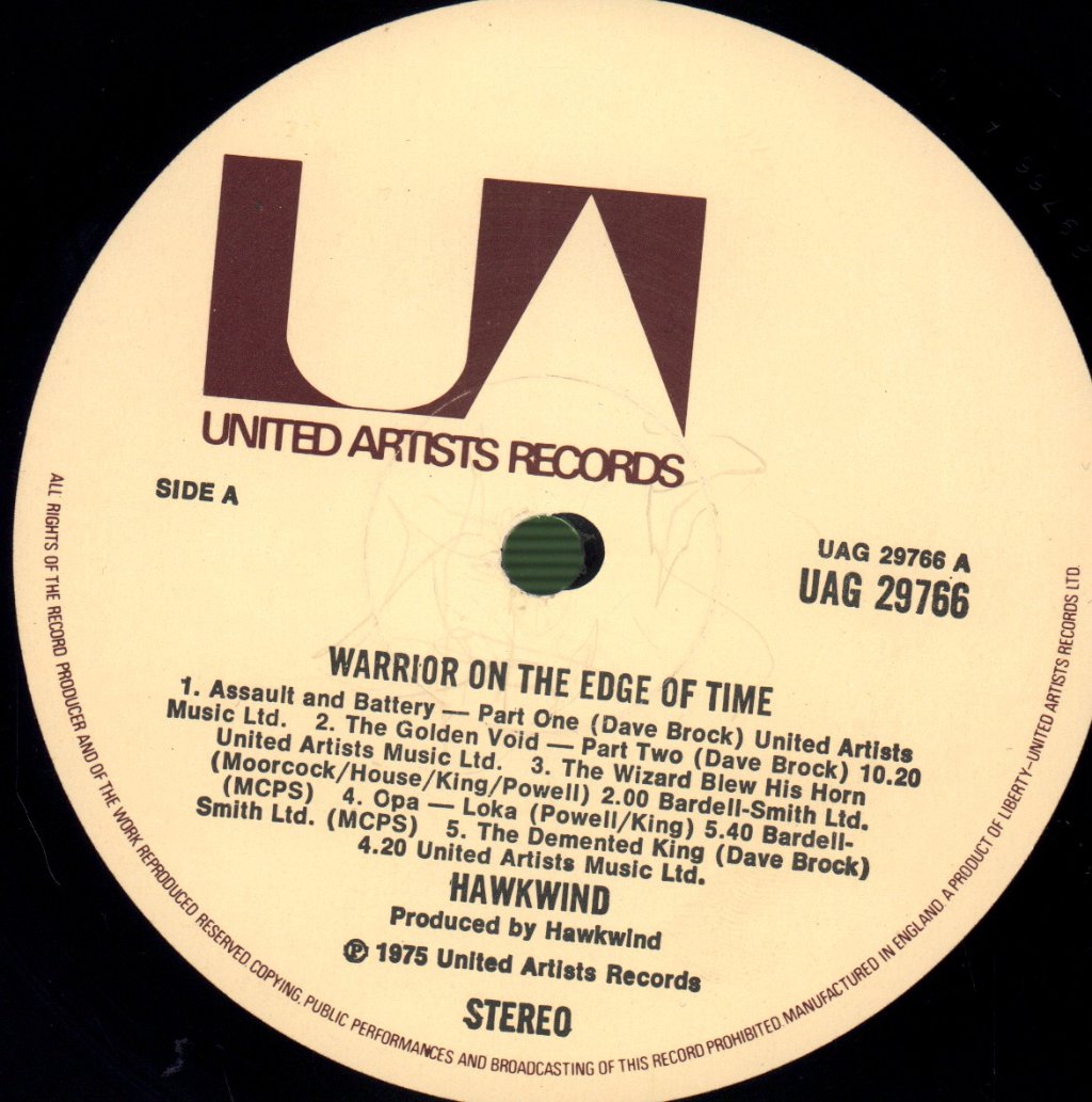 Hawkwind - Warrior On The Edge Of Time - Lp