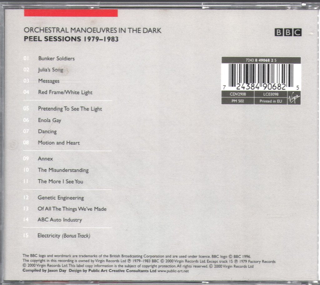 Orchestral Manoeuvres In The Dark - Peel Sessions 1979-1983 - Cd