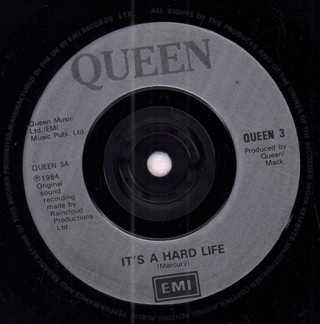 Queen - It's A Hard Life - 7 Inch