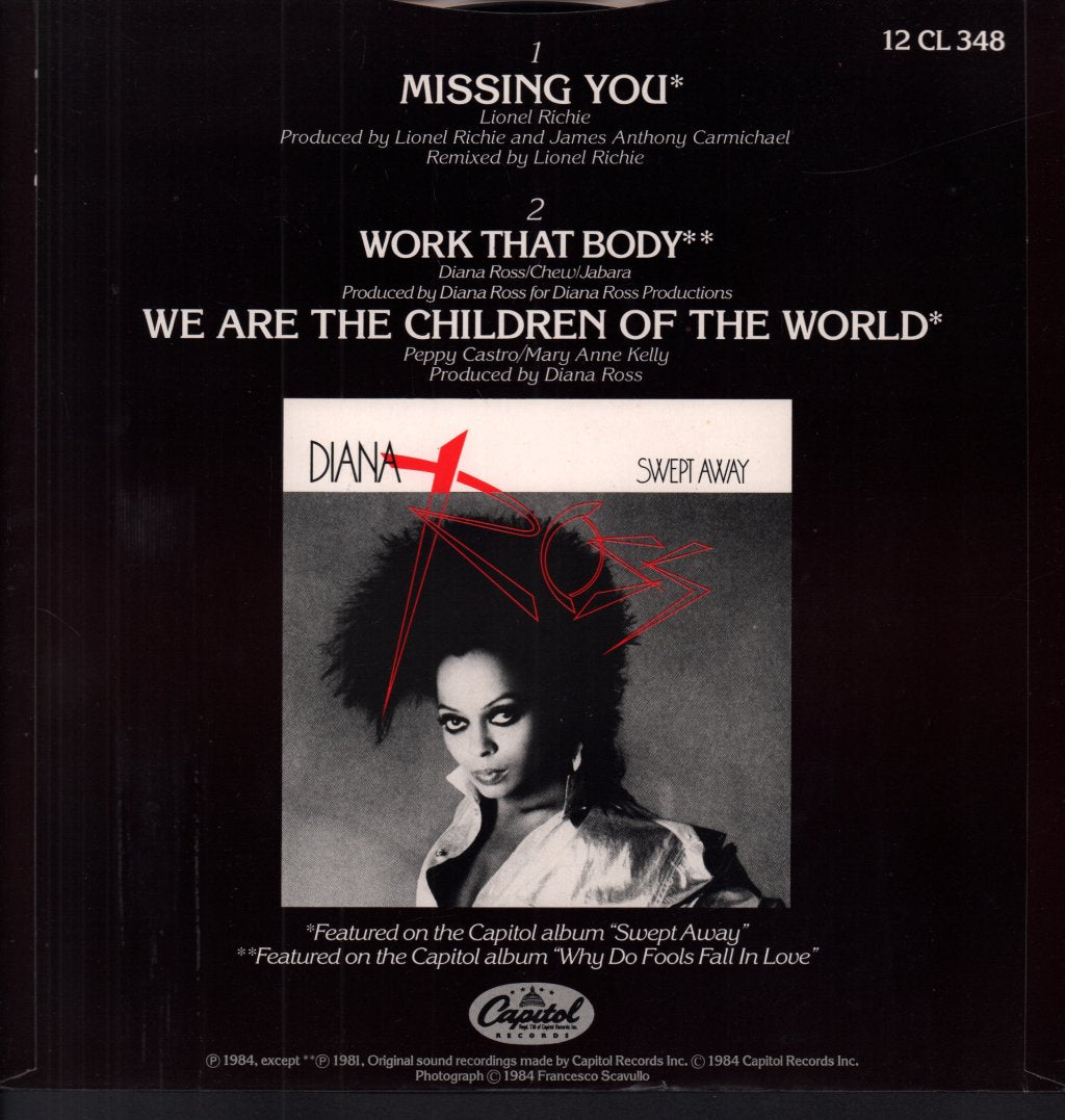 Diana Ross - Missing You - 12 Inch