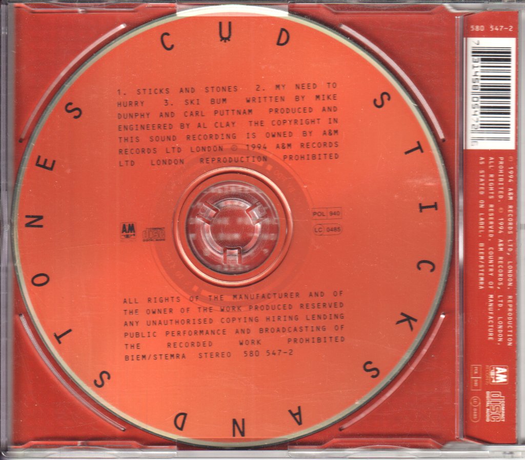Cud - Sticks And Stones - Cd