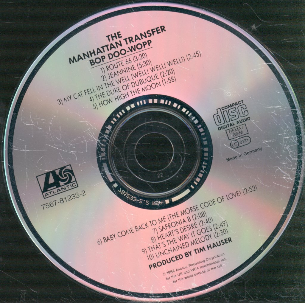 Manhattan Transfer - Bop Doo-Wopp - Cd