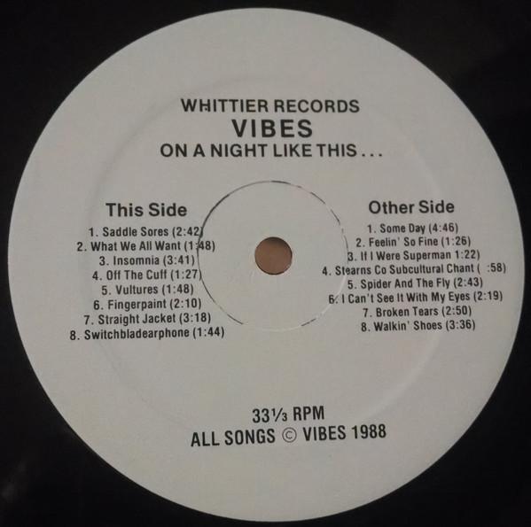 vibes (80s indie/rock) - On A Night Like This - Lp