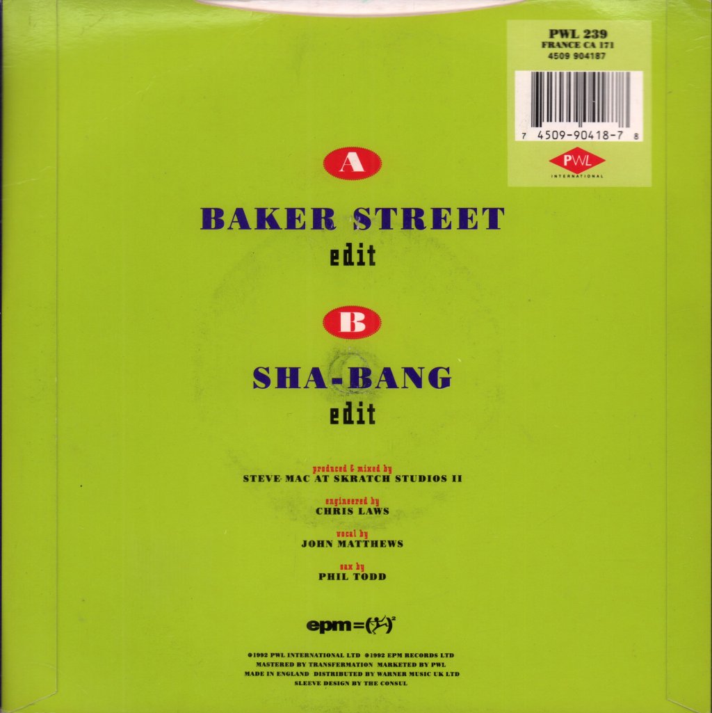 Undercover - Baker Street - 7 Inch