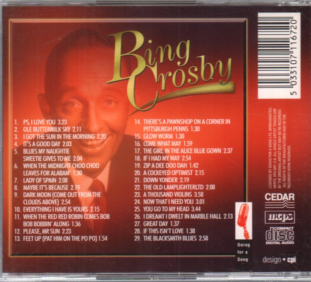 Bing Crosby - 29 Classics - Cd