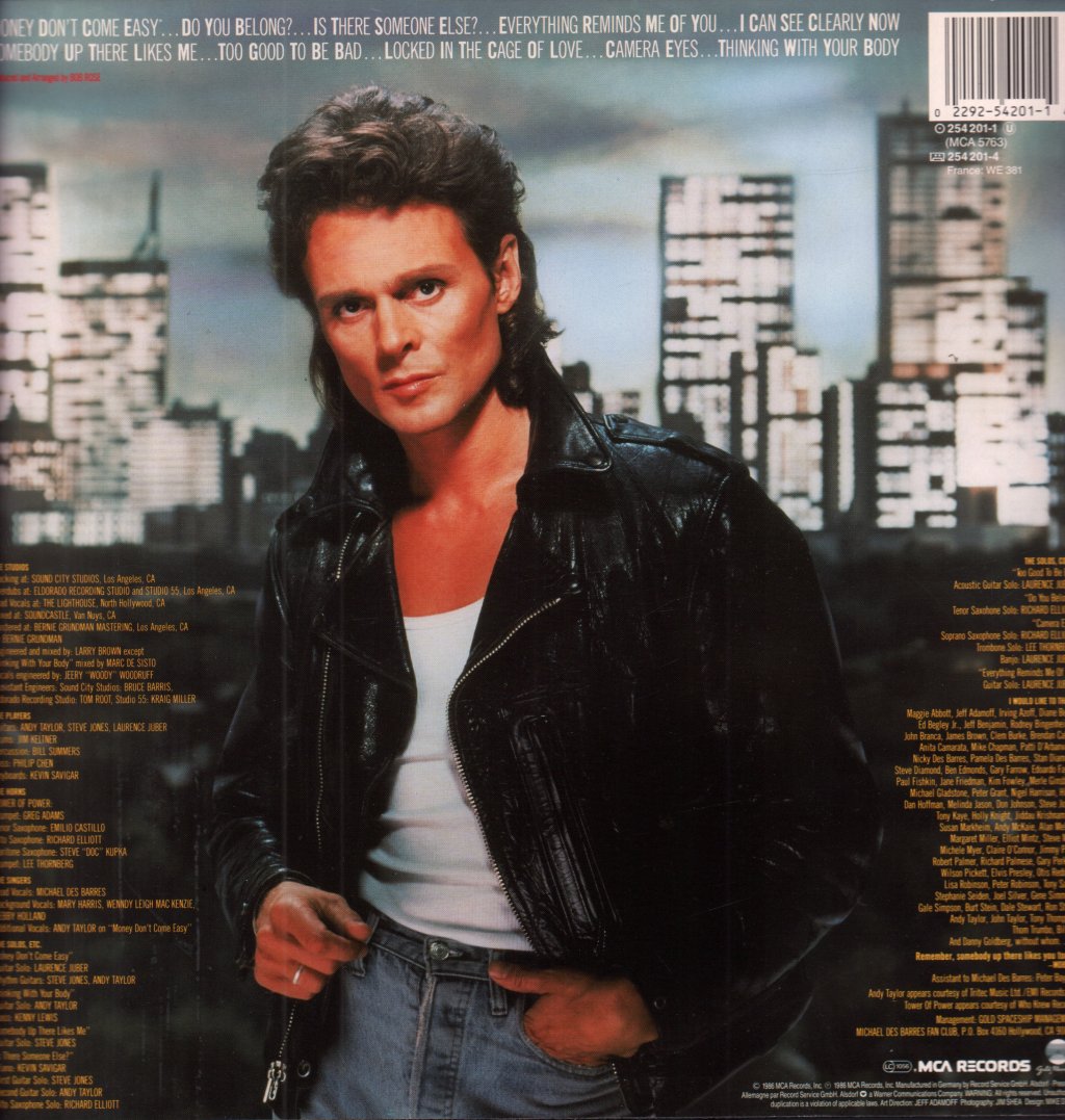 Michael Des Barres - Somebody Up There Likes Me - Lp