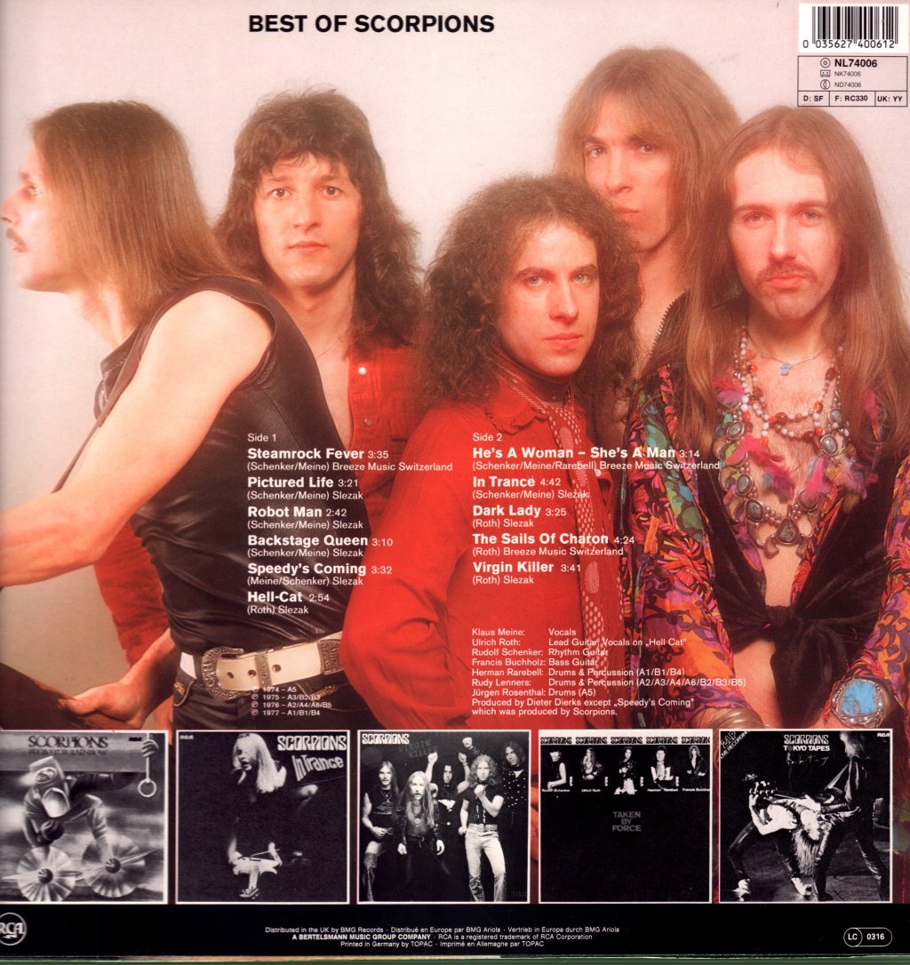 Scorpions - Best Of Scorpions - Lp
