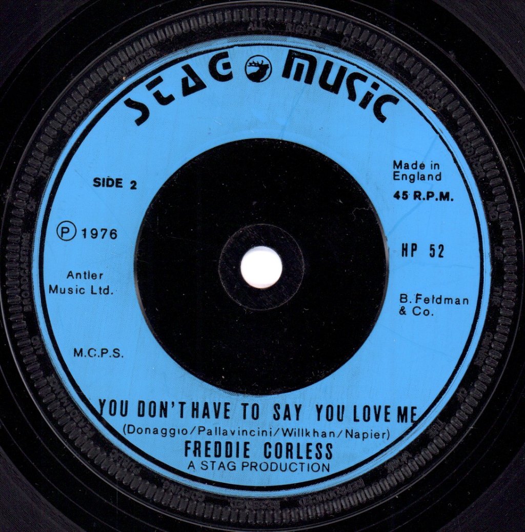 Freddie Corless - Way We Were - 7 Inch