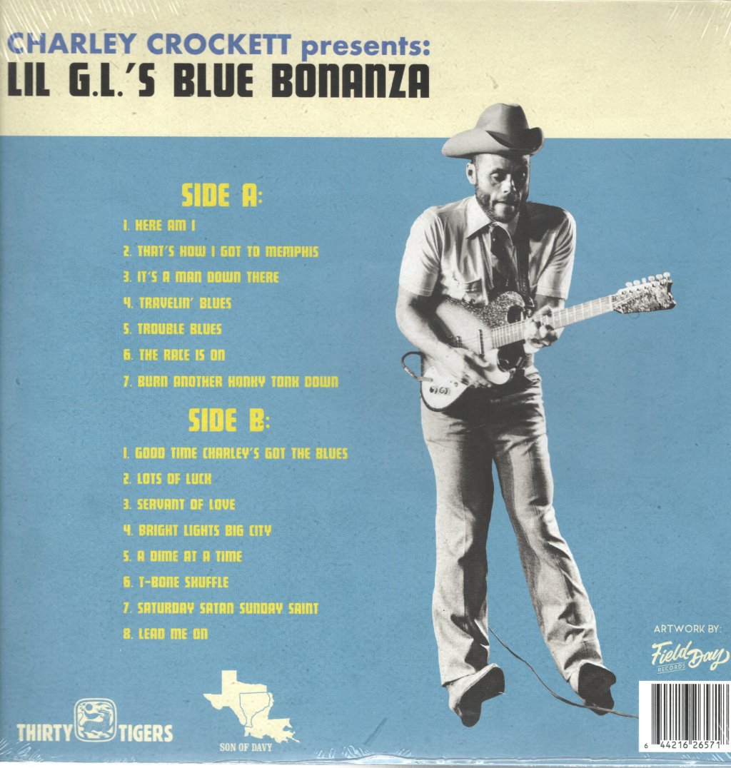 Charley Crockett - Lil G.L.'s Blue Bonanza - Lp