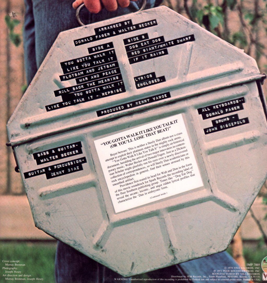 Becker/Fagen/Diaz - You Gotta Walk It Like You Talk It (Original Soundtrack) - Lp