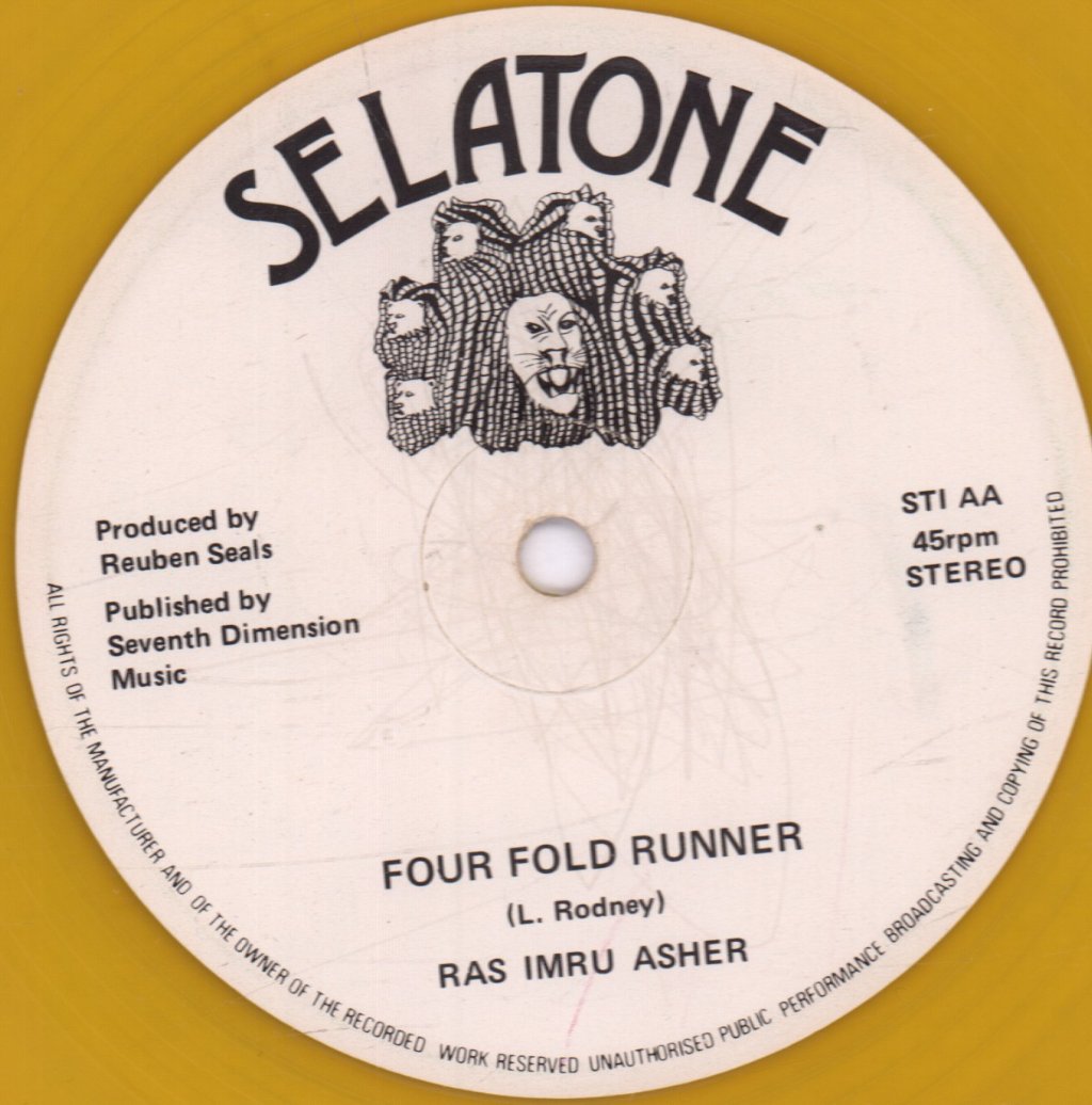 Ras Imru Asher - Look Of Love / Four Fold Runner - 12 Inch