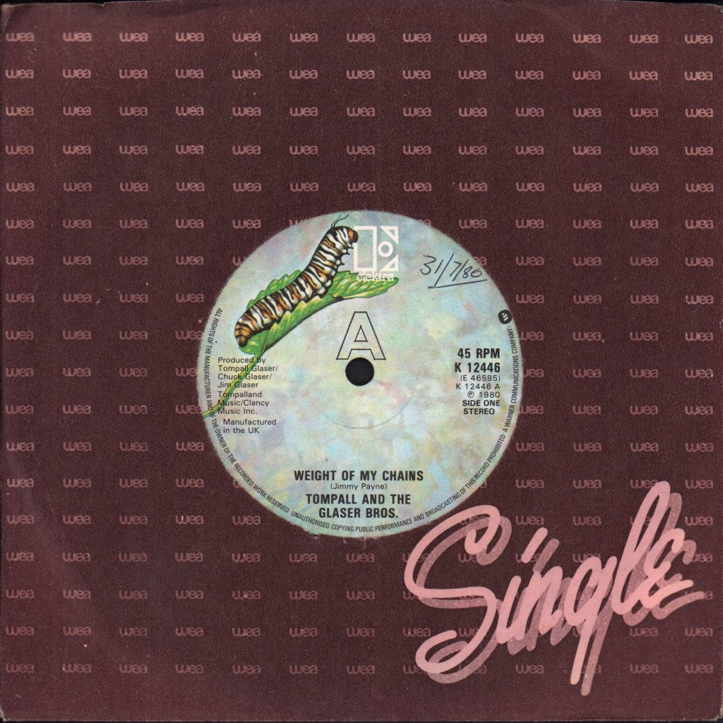 Tompall And The Glaser Bros - Weight Of My Chains - 7 Inch