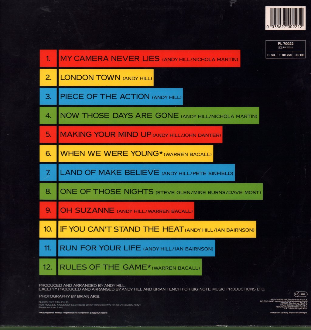 Bucks Fizz - Greatest Hits - Lp