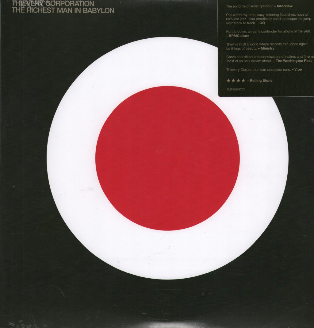 Thievery Corporation - Richest Man In Babylon - Double Lp