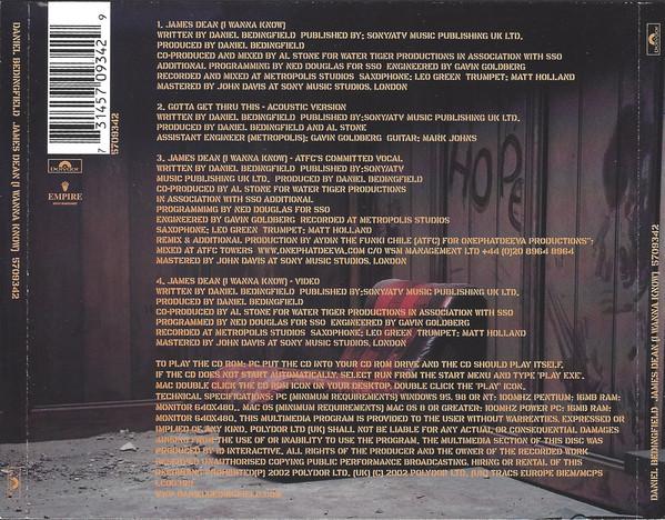 Daniel Bedingfield - James Dean (I Wanna Know) - Cd