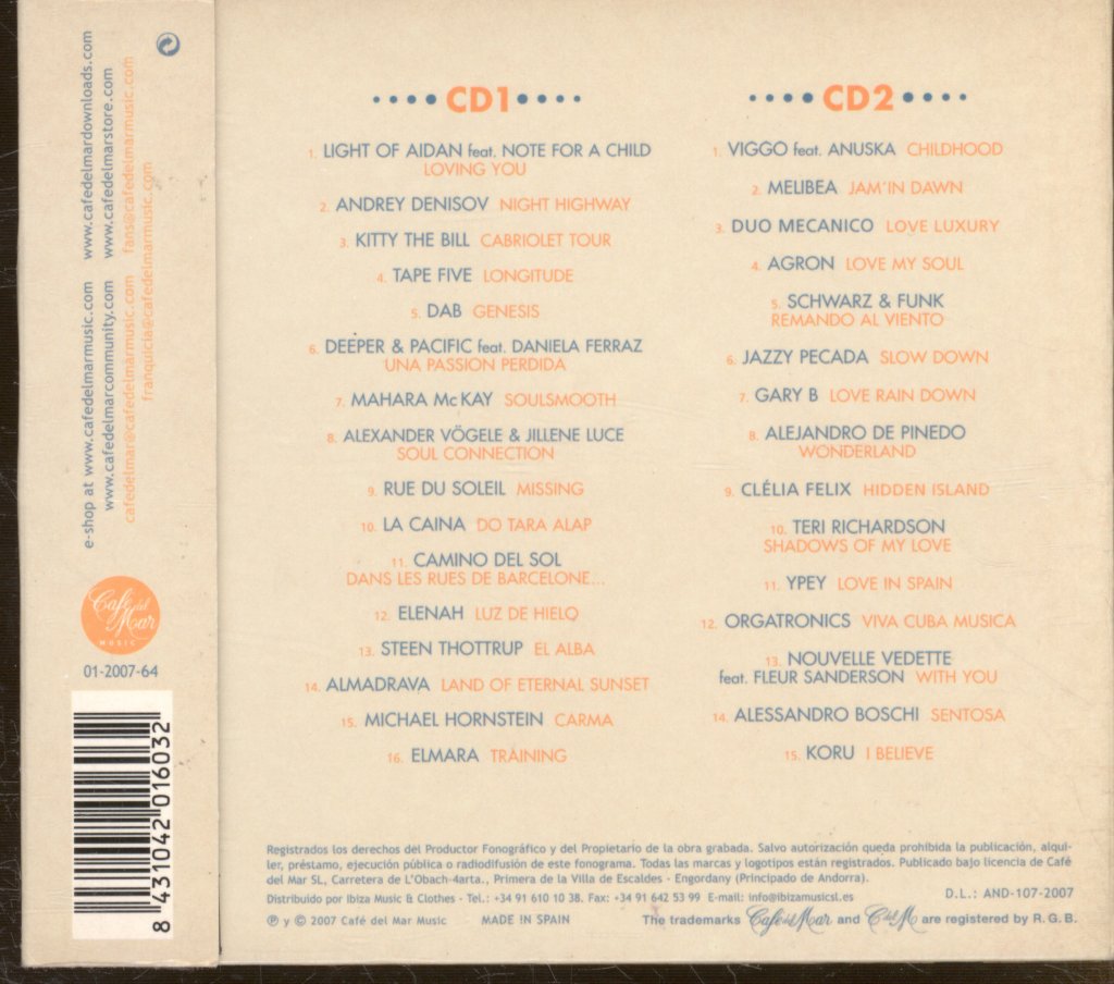 Various Artists - Café Del Mar - Volumen Catorce - Cd Set