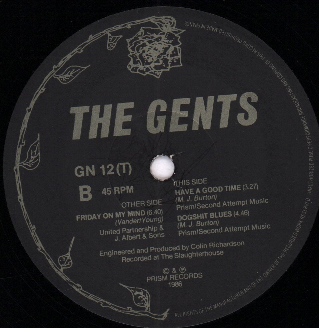 Gents - Friday On My Mind - 12 Inch