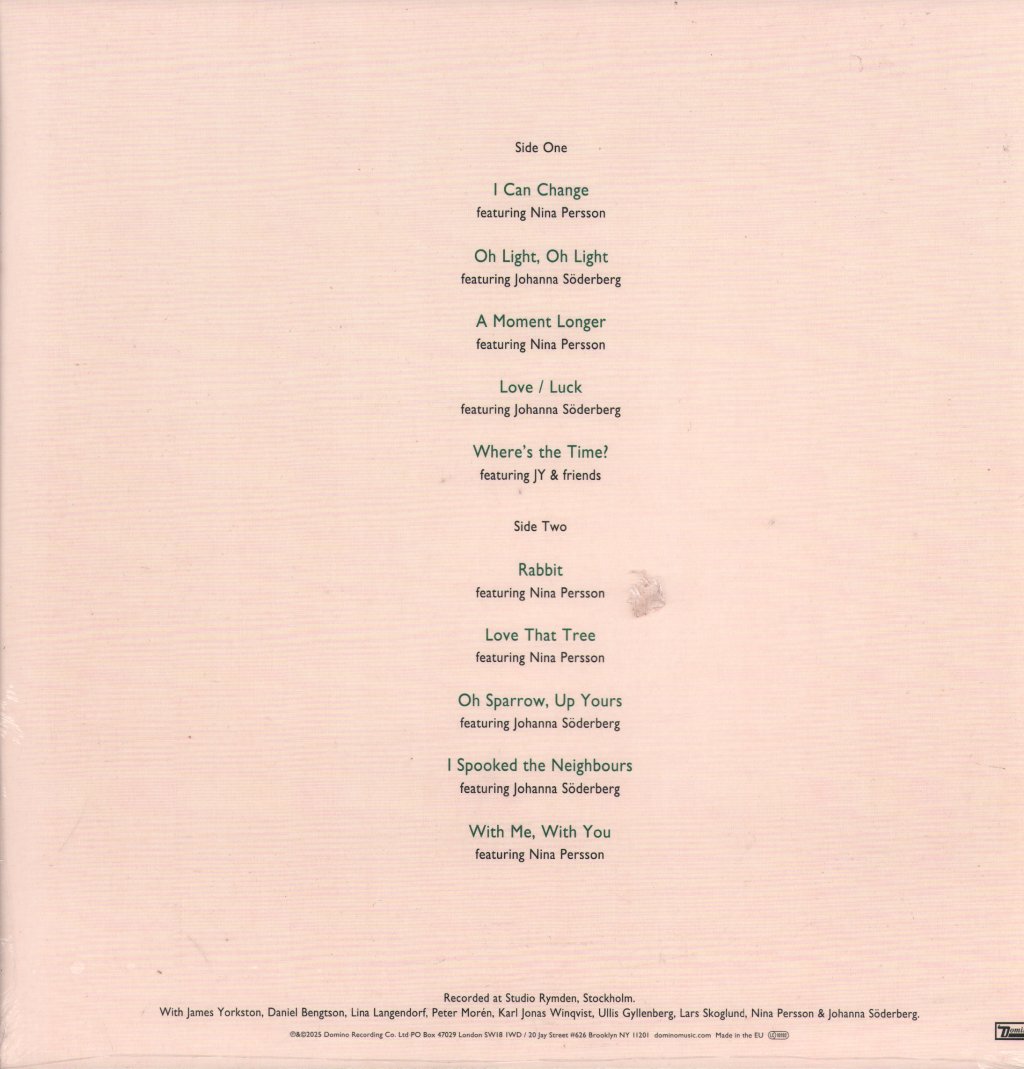 James Yorkston - Songs For Nina and Johanna - Lp