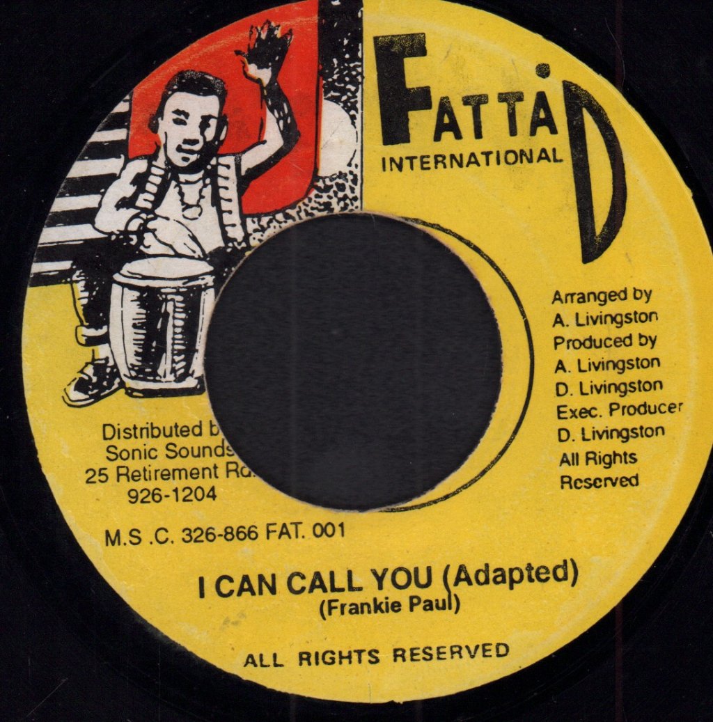 Frankie Paul - I Can Call You - 7 Inch