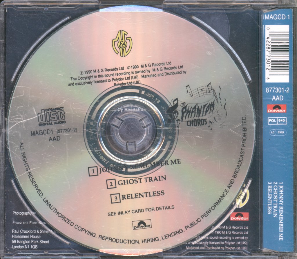 Phantom Chords - Johnny Remember Me - Cd