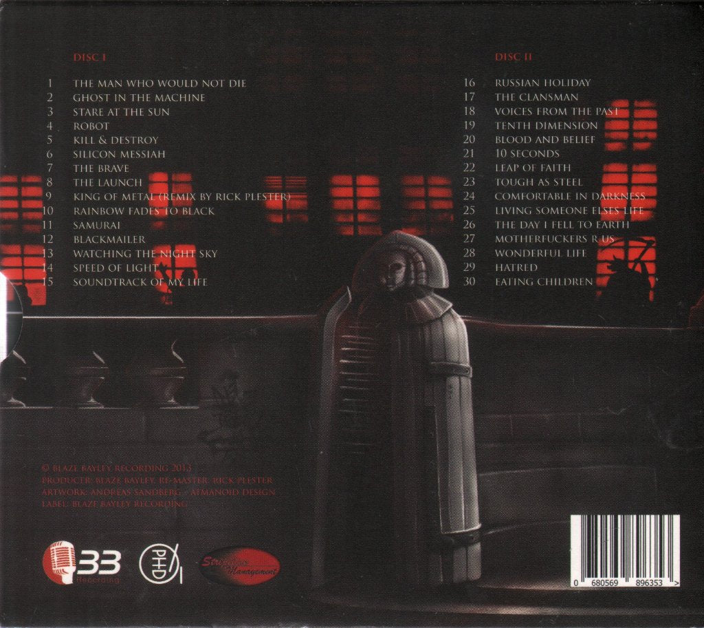 Blaze Bayley - Soundtracks Of My Life - Double Cd