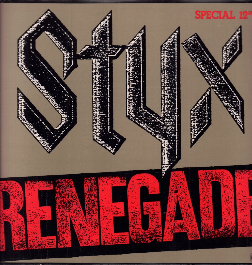 Styx - Renegade - 12 Inch