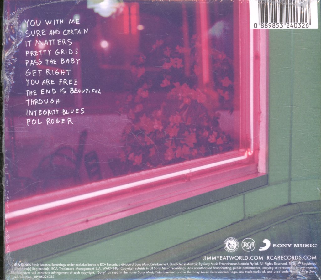 Jimmy Eat World - Integrity Blues - Cd
