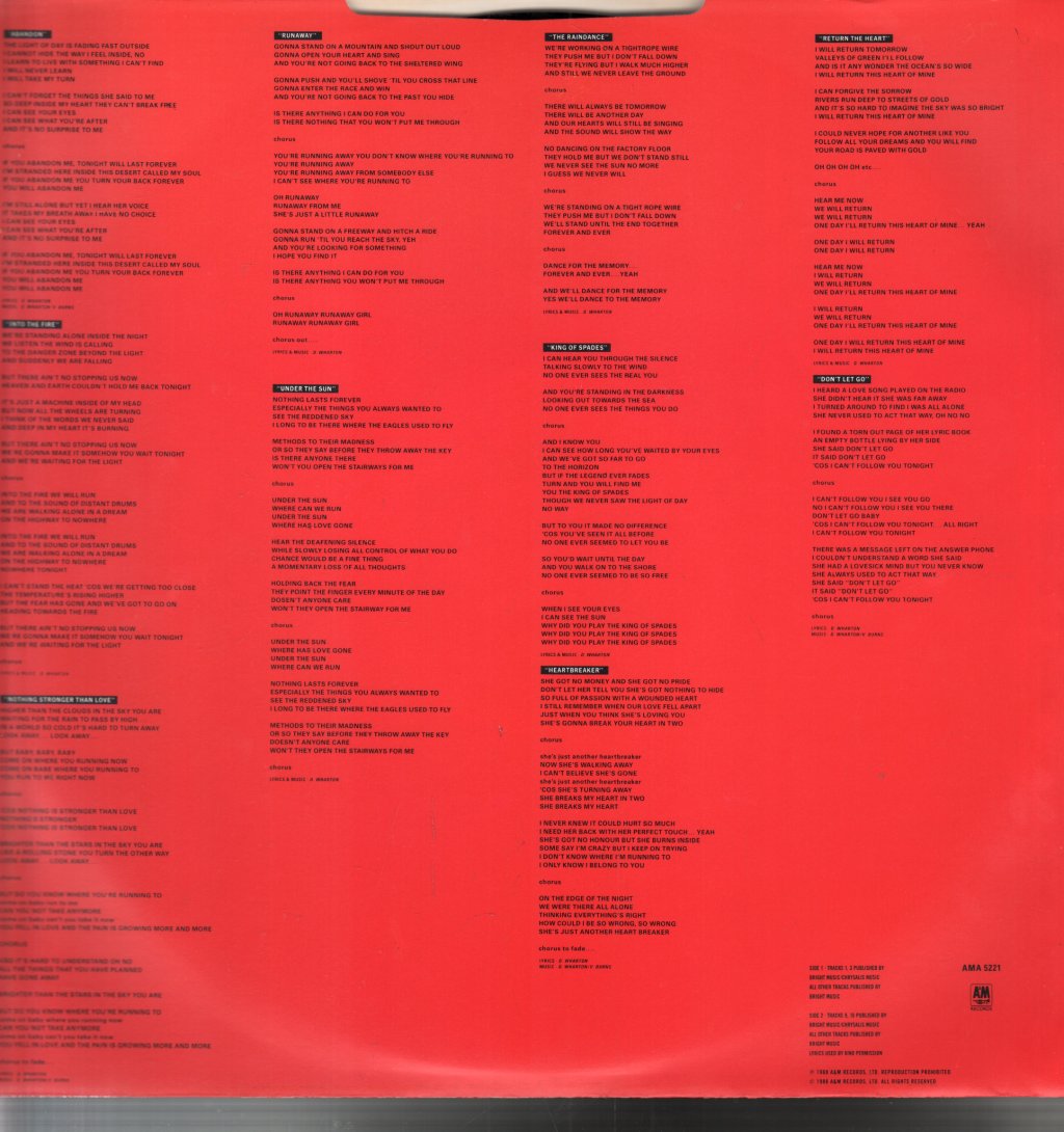 Dare - Out Of The Silence - Lp