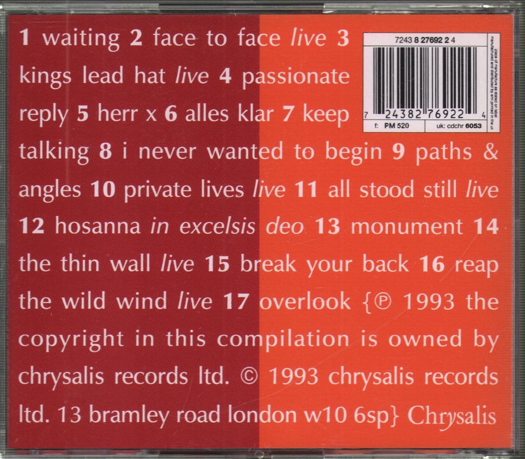 Ultravox - Rare 1 - Cd