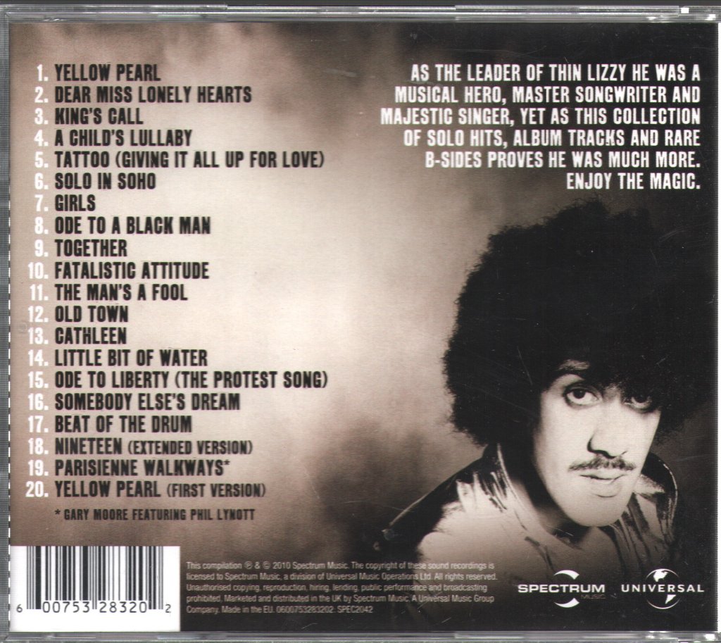 Phil Lynott - Yellow Pearl - A Collection - Cd