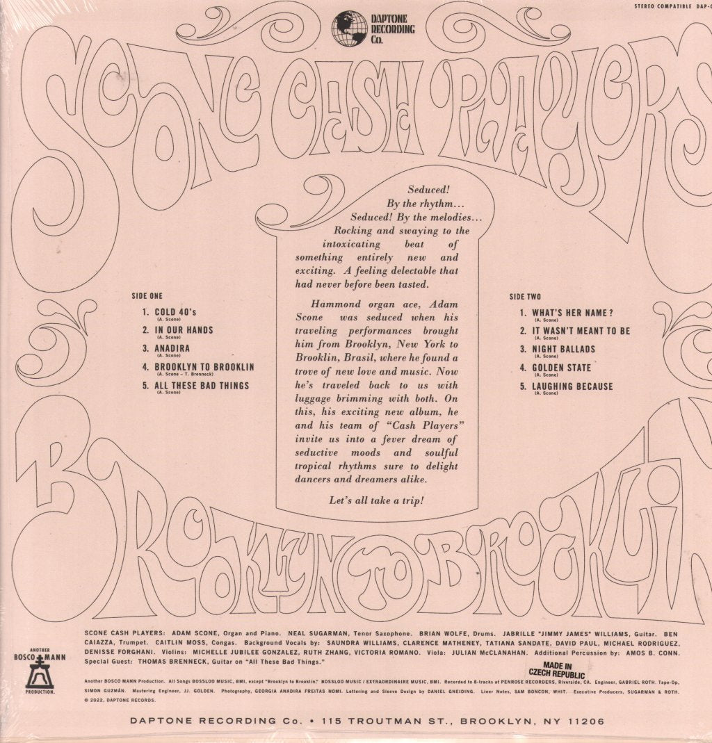 Scone Cash Players - Brooklyn To Brooklin - Lp