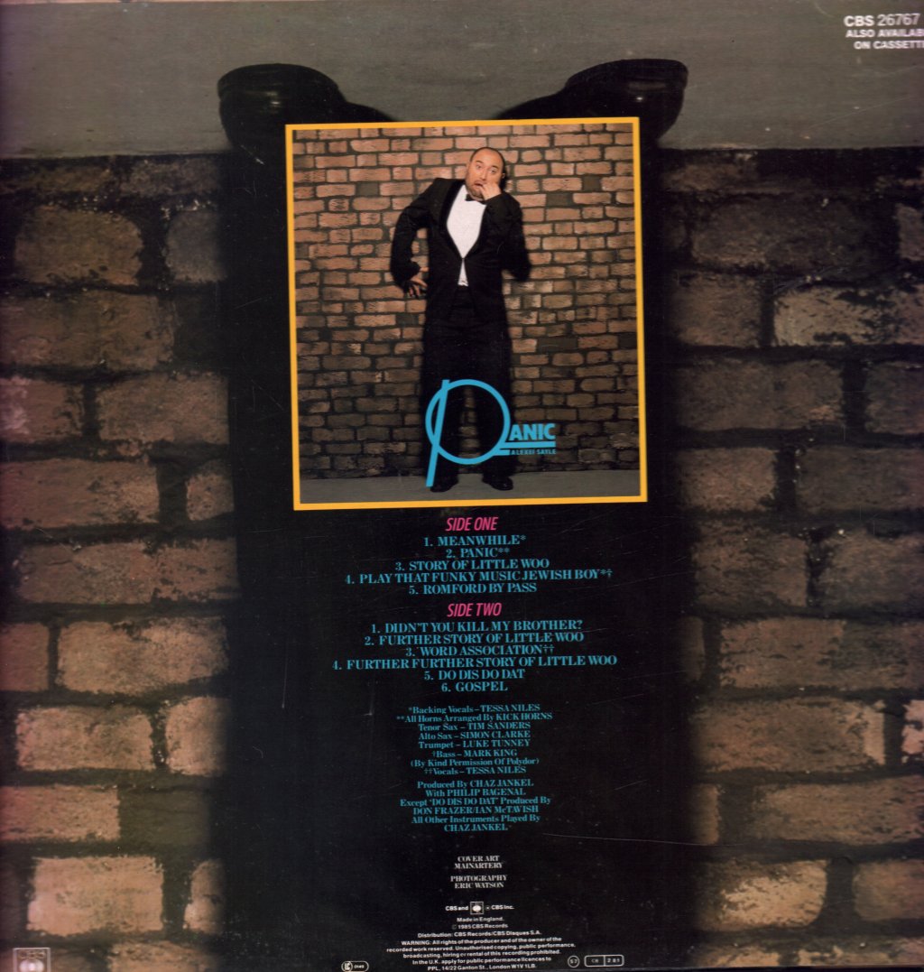 Alexei Sayle - Panic - Lp