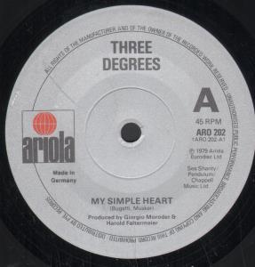 Three Degrees - My Simple Heart - 7 Inch